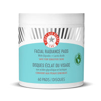FIRST AID BEAUTY First Aid Beauty Facial Radiance Pads – Daily Exfoliating Pads with AHA that Help Tone & Brighten Skin – Compostable for Daily Use – 60 Pads