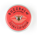 BUZZBALM Beeswax Lip Balm For Cracked Lips - Chapped Lips Treatment for Dry Lips - 100% Natural Lip Balms With Beeswax Thyme & Manuka Honey (8.5g)