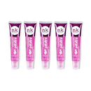 Nicka K NK lip gloss gel 15ml Vitamin E, Shiny, Nourishes, Lip gel (Grape, Pack Of 5)