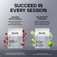 Bulk Vegan Protein Powder, Unflavoured, 500 g, New & Improved Formula, 14 Servings, Packaging May Vary