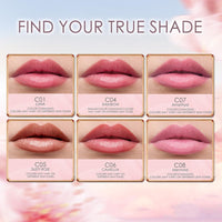 CATKIN Moonlight Lip Balms for Lip Skin Care and Lip Treatment, Natural with Vitamin E for 6h Moisture Care Color Change Lip Balm, 3.3g (2 PCS (C01 +C06))