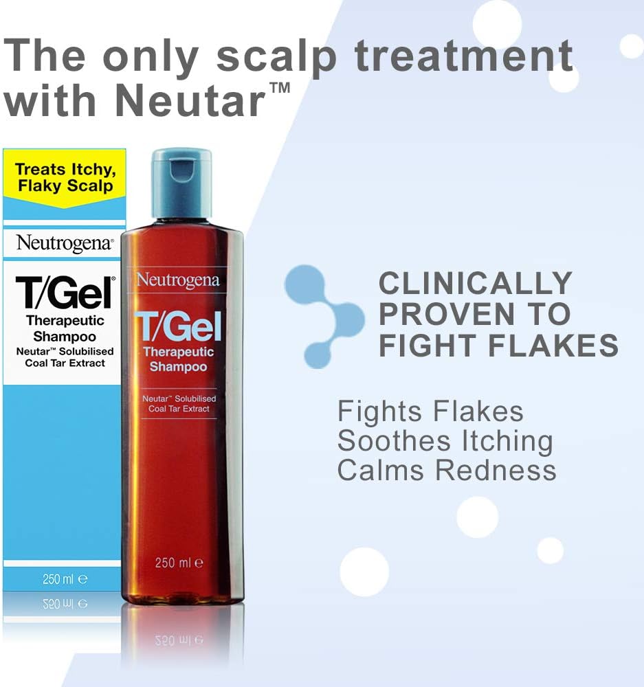 Neutrogena T/Gel Therapeutic Shampoo For Flaky, Itchy Scalp (1x 125ml)
