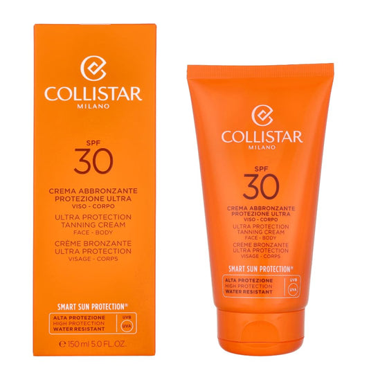 Collistar SPF30 Water Resistant Ultra Protection Tanning Cream, 150 ml