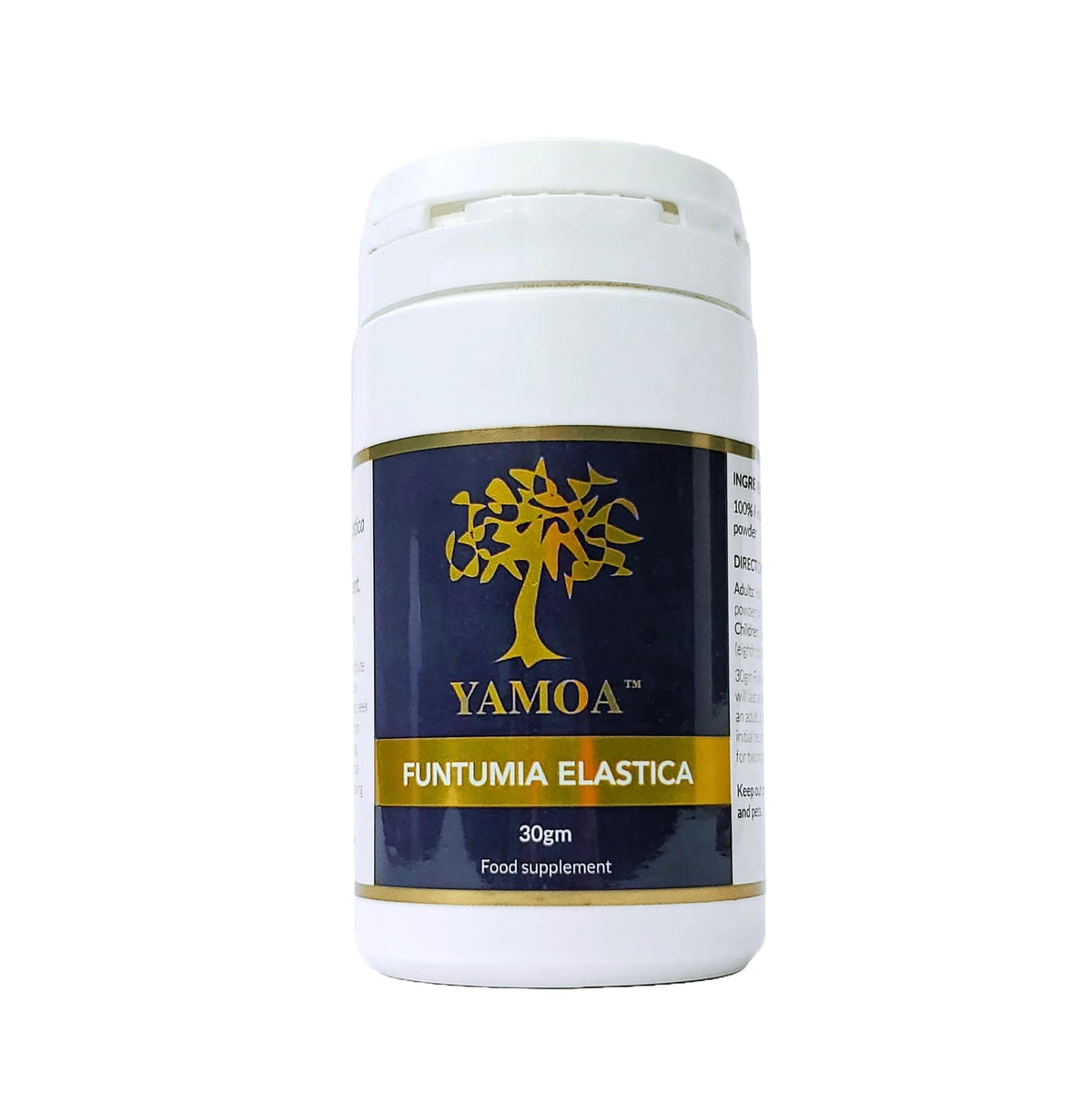 Funtumia elastica Food Supplement 30gm Pure Powder - Yamoa - Respiratory Support