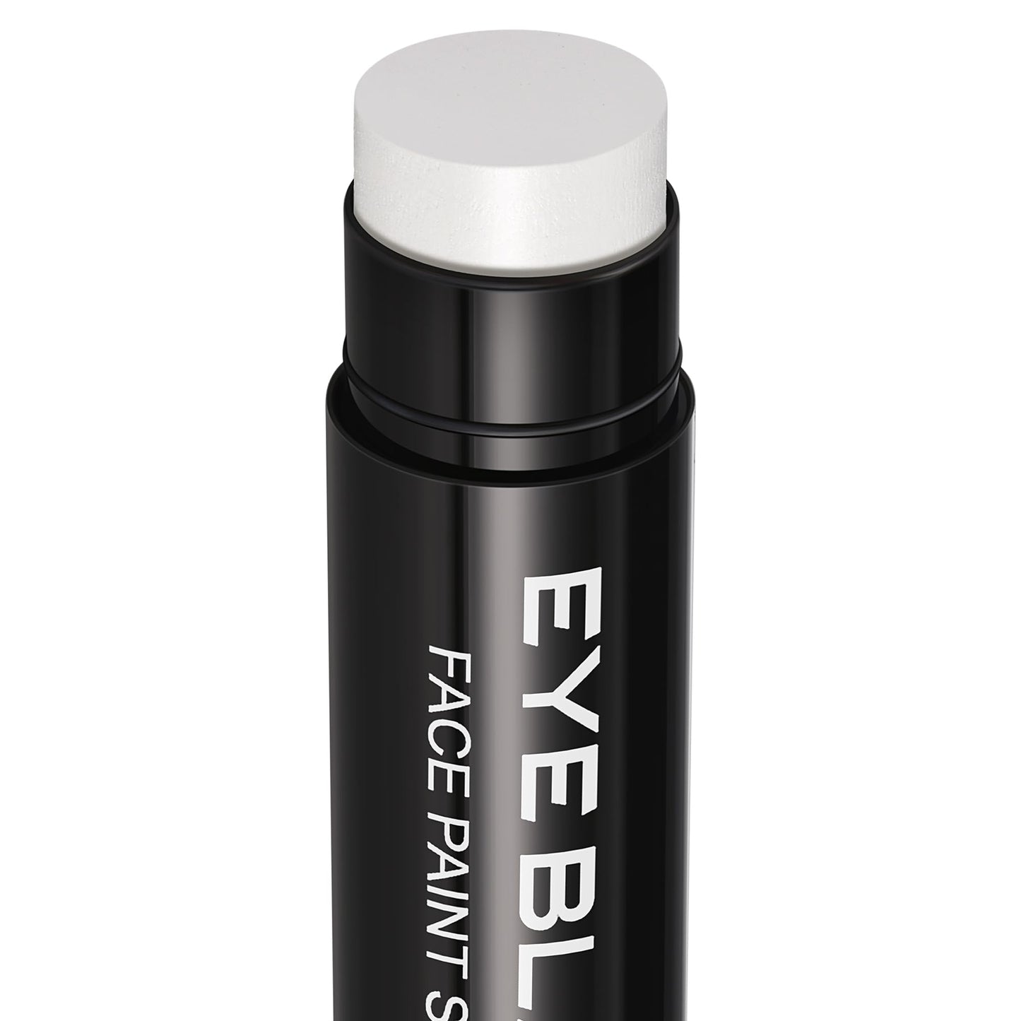 CCbeauty Black Face Paint - Eye Black Football Stick for Baseball Softball, Sweatproof Face Body Paint for Halloween Bash (White)
