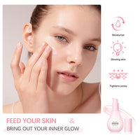 GCDAT Watermelon Glow Niacinamide Dew Drops Highlighting Serum, Glow Recipe Watermelon Hydrating Serum With Hyaluronic Acid, Brighten, Moisturizing, Lightweight Facial Serum & Priming Liquid Highlighter