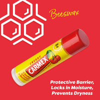 Carmex CARMEX Cherry Moisturising Lip Balm Click Stick for Soft, Protected Lips (4.25g – Pack of 1)