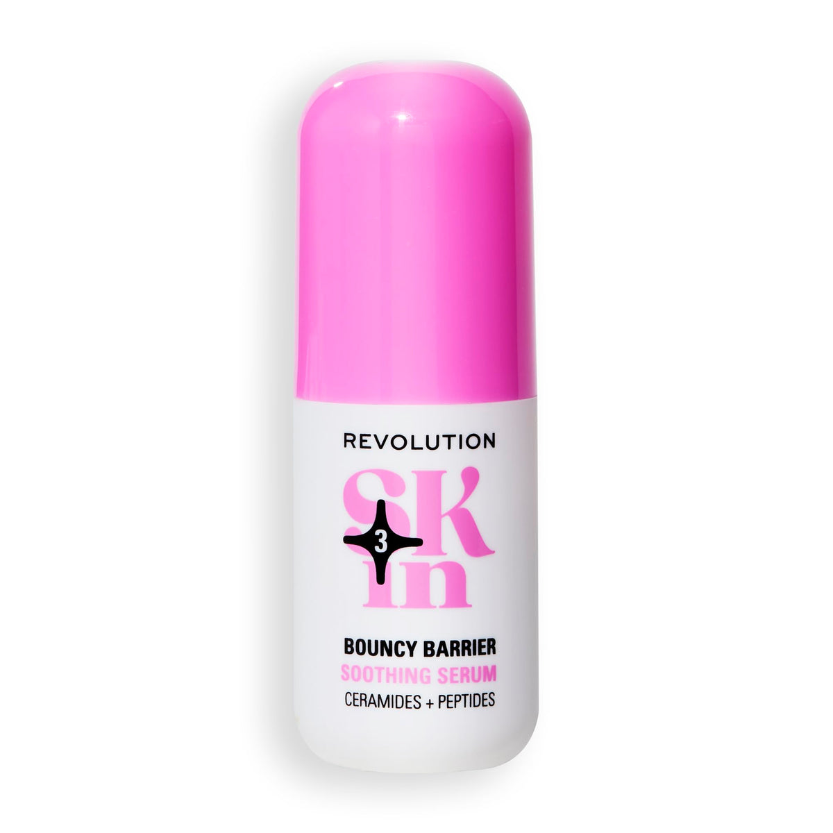 Revolution Skincare London Revolution Skin, Bouncy Barrier Ceramide & Peptide Soothing Serum, Peptide Powdered Face Serum, Supports Skin Barrier, Vegan & Cruelty-Free, 30ml