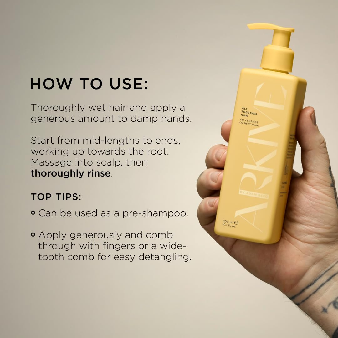 ARKIVE All Together Now Co Cleanse 250ml – Gentle Clarifying Cleanser for All Hair Types with Baobab, Aloe & Shea Butter to Hydrate, Strengthen and Define Curls