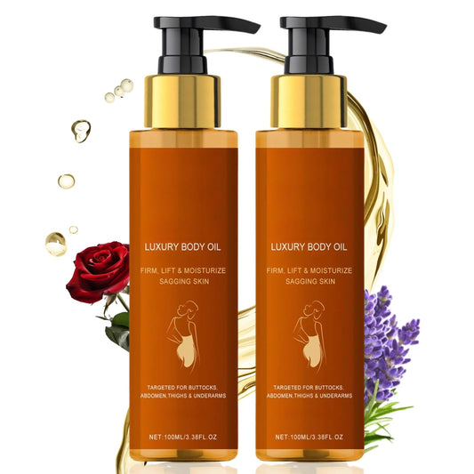 Shefave Magic Body Firming Oil, Magic Luxury Body Oil, Body Oil for Women for Smooth, Nourishes, Radiant Skin,Skin Tightening Cream Body After Shower for Wrinkles & Fine Lines,Massage Oil (2x 100ML, 2x 100ML)
