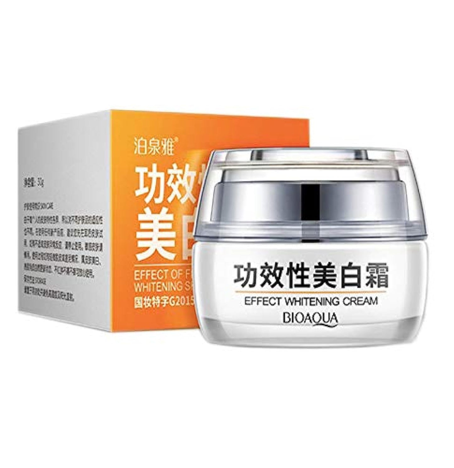 Bioaqua BIOAQUA Effect Whitening Cream Delicate Smooth Silky Texture Elastic Skin Care Nourishing Moisturizing 30g