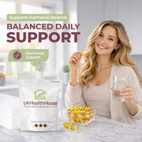 UKHealthHouse Evening Primrose Oil – EPO Capsules, 1000mg x 60 Softgels – High Strength Omega 6 GLA Content – Great for Skin, Immune System, Hormonal Pain, Hot Flushes & Women’s Health