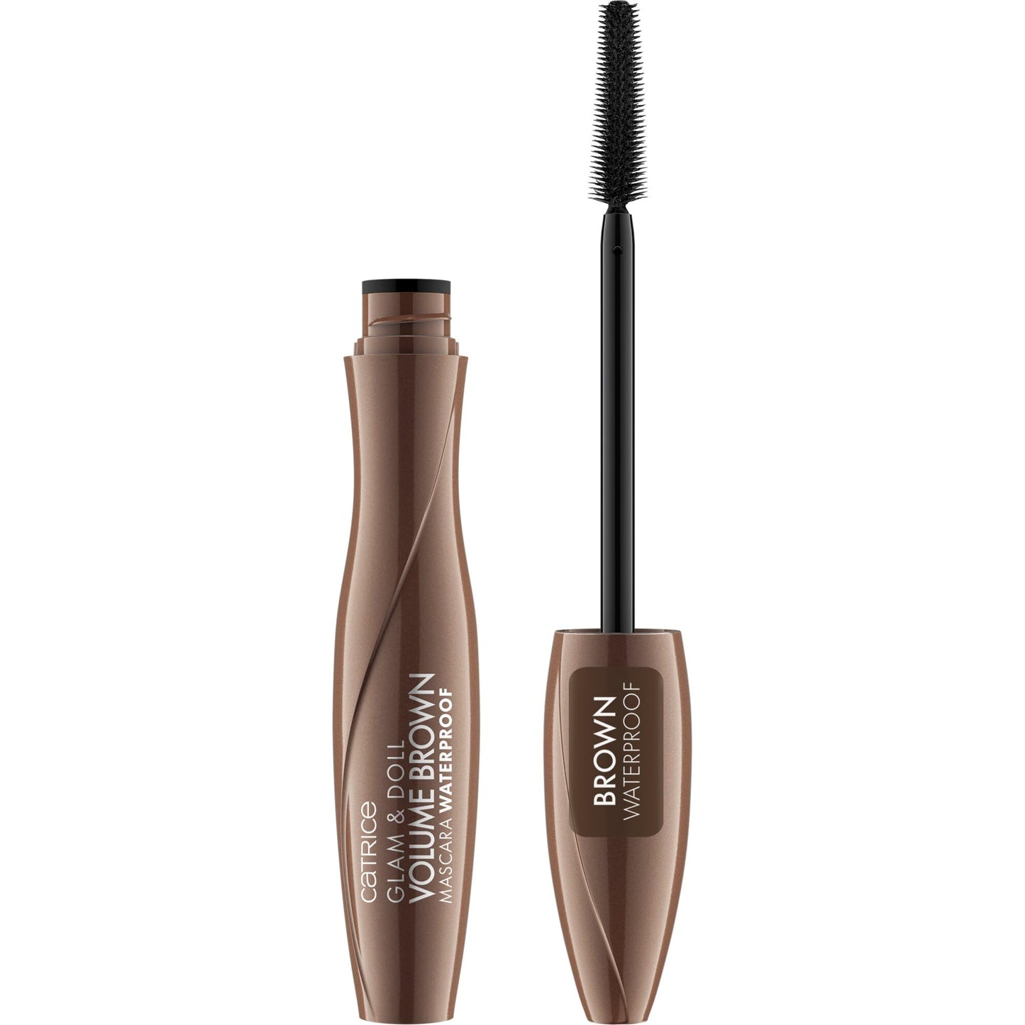 Catrice Cosmetics Catrice Glam & Doll Volume Brown Mascara Waterproof, volumizing, defining, lengthening, matte (10ml)