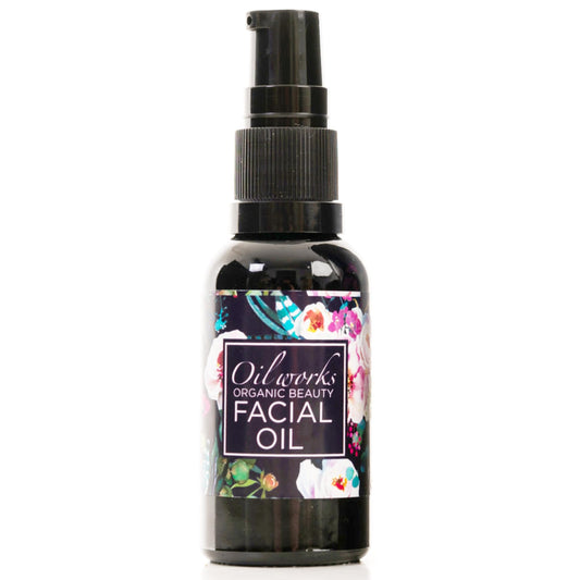 Oil works Oil Works Face Serum with 20% Vitamin E, Organic Jojoba Oil and Frankincense - Moisture locking. Anti Ageing Handmade Face Oil for a Healthy Glow - Paraben, Synthetics-free Facial Oil