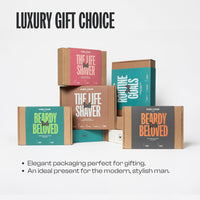Men Rock Beard Kit with Beard Shampoo, Beard Balm & Beard Oil – Beard Grooming Kit for Men – Luxury Beard Growth Kit & Beard Care Kit for Men – Oak Moss Beard Moisturiser & Beard Softener Gift Set