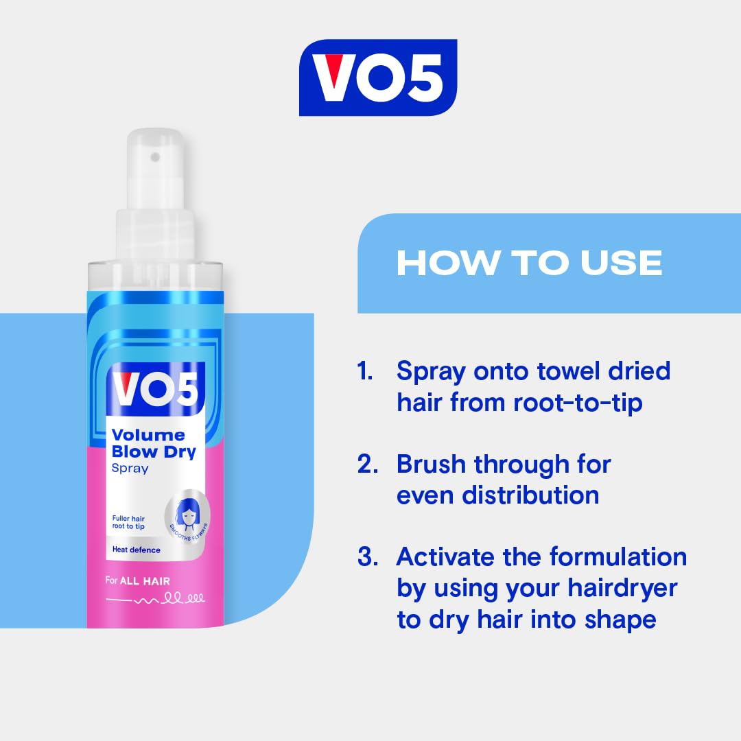 VO5 Plump It Up Amplifying Blow Dry Lotion 200ml 8844190