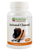 Health Leads ...Working With Nature Activated Coconut Charcoal 300mg x 90 Capsules (Cocos nucifera), 100% Natural, High Absorbency, Vegan, Magnesium Stearate Free & No Nasties, Made in Wales