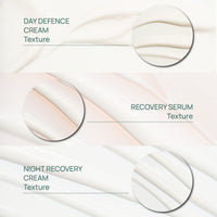 VIVE Menopause Perimenopause Skin Therapy - Deep Restore Ritual - Recovery Serum + Day Face Cream + Night Cream Recovery - Anti Blemish Treatment - Anti Inflammatory - Face Cream for Mature Skin