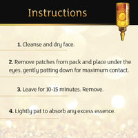7th Heaven Renew You Gold Radiance Under Eye Mask, Pack of 6 Pairs - with CoQ10 and Pro-Vitamin B5 to Target Tired Eyes