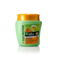 Dabur Vatika Naturals Egg Protein Deep conditioning Hair Mask - 500 g | Goodness of Natural Egg | Conditions, Repairs, Strengthens