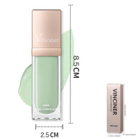 HAORQEE Green Concealer for Redness, Colour Corrector Liquid Concealer, Hydrating Concealer for Dark Circle, Redness, Dullness, Long Lasting Full Coverage Concealer Face Brightener Foundation Liquid Stick