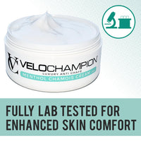 VeloChampion Luxury Anti Chafe Chamois Cream Fresh Moisturising Cream. Reduces Friction and Discomfort