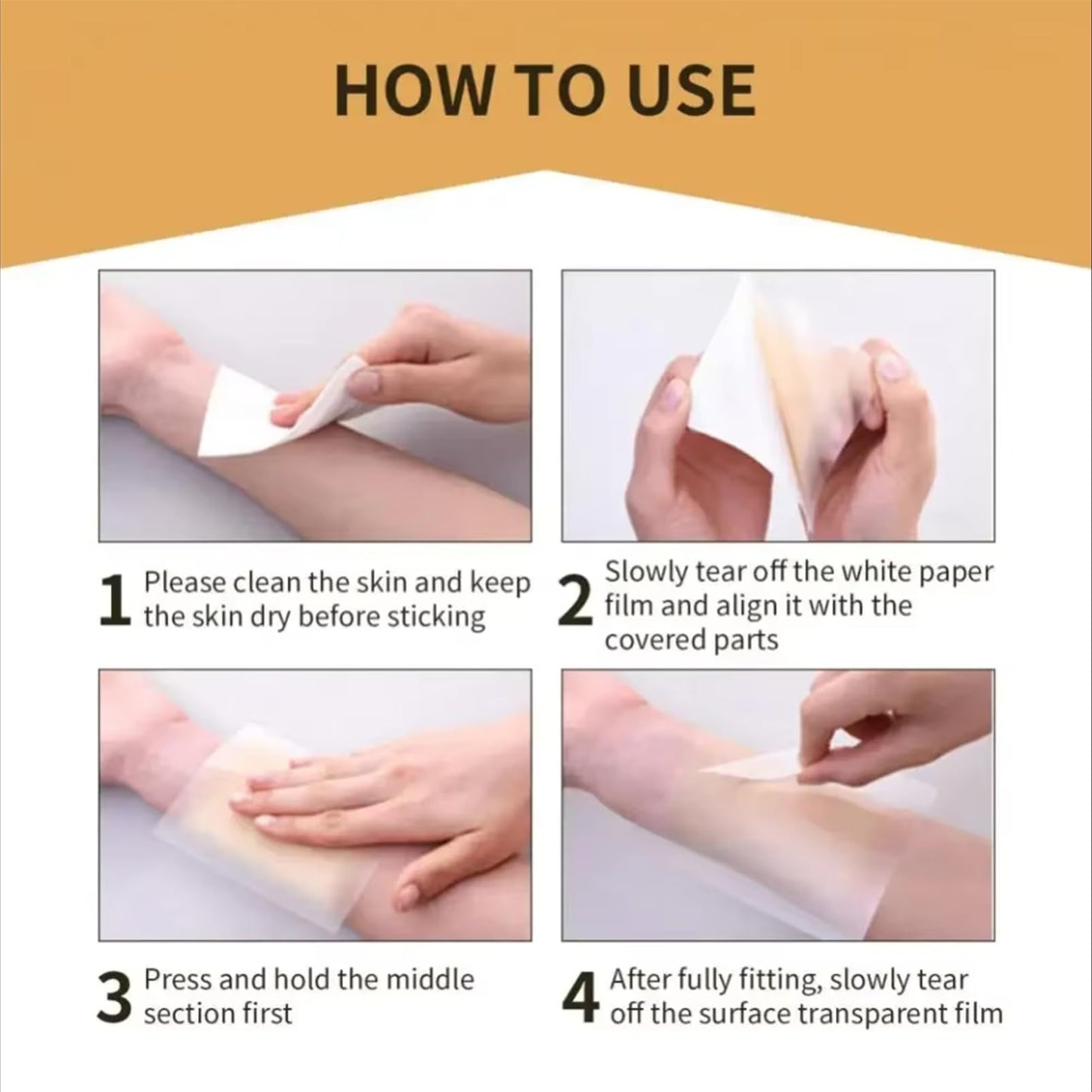 Tattoo Cover Up Tape, 8 PCS Ultra Thin Patch for Tattoo Scar and Birthmarks, Invisible Waterproof Skin Tone Concealer Sticker for Covering Up Scars Tattoos，Natural Concealer Stickers(Pack Of 1)