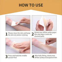 Tattoo Cover Up Tape, 8 PCS Ultra Thin Patch for Tattoo Scar and Birthmarks, Invisible Waterproof Skin Tone Concealer Sticker for Covering Up Scars Tattoos，Natural Concealer Stickers(Pack Of 1)