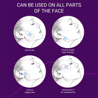 60pcs Invisible Face Lift Tape – V-Line Shaping Patches for Jowl, Chin & Eye Lift Waterproof & Instant Wrinkle Smoothing Patches for a Youthful Look, Elasticity Tightening