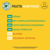 Garnier Fructis Hair Food Detangling Banana Treatment for Dry Hair, 350 ml