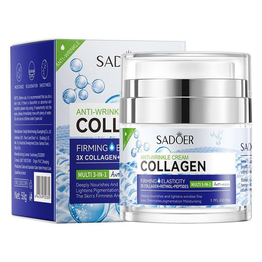 Trendyfave Collagen Firming Neck Cream, Moisturizing Collagen Cream For Neck & Face, 50g (Collagen Anti Wrinkle Cream)