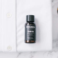 Brickell Men's Products Brickell Men's Beard Oil for Men, Natural and Organic Argan and Jojoba Oil to Strengthen and Soften Hair, 30 ml, Scented