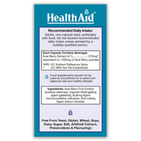 HealthAid AcaiAce Acai Berry 1500mg 30 Capsules