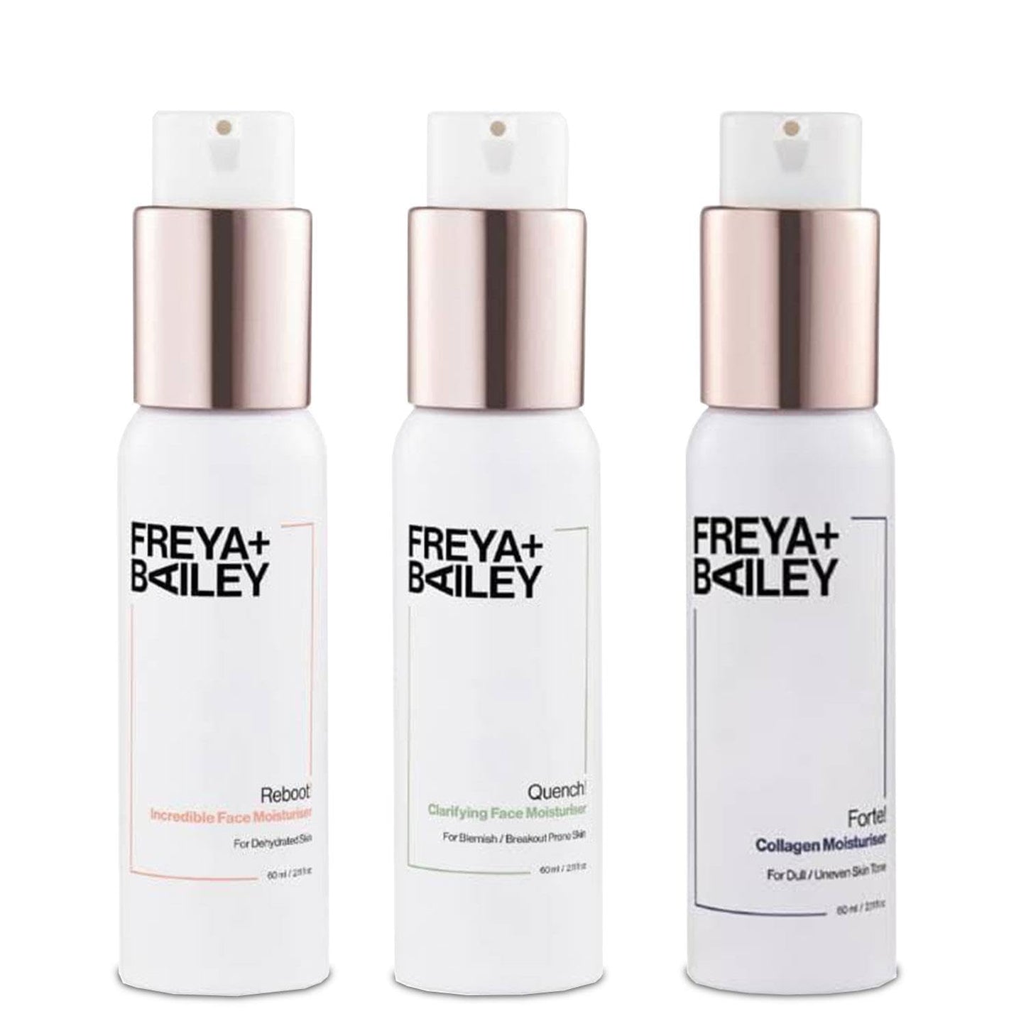 Generic Freya + Bailey Moisturiser for Dehydrated Skin, Forte!, Reboot! or Quench! (Forte! Collagen)