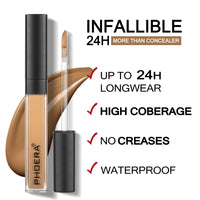 Anglicolor PHOERA Full Coverage Liquid Concealer 1 Count, Moisturizer HD High Definition Foundation, 24HR for Dark Circles (103#BEIGE)