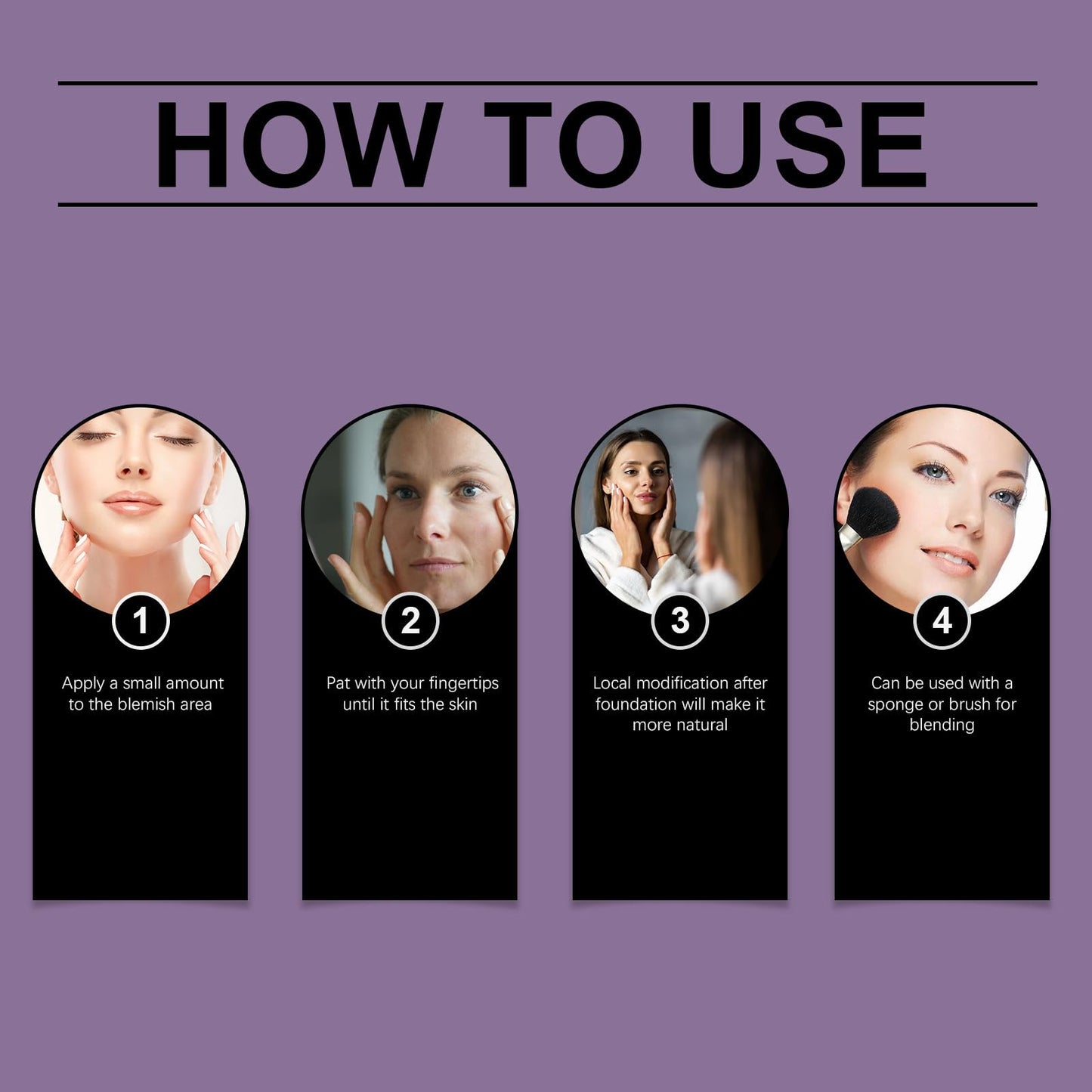 HERBENJOY SHEBEEDO Body Concealer Foundation with Brush,Full Coverage Tattoo Cover Up Makeup Colour Corrector,Leg Makeup To Cover Veins Complexion Perfector Even Tone,Concealer For Tattoo & Scars Dark Spots