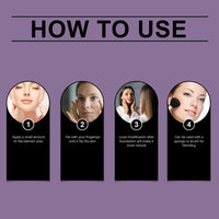 HERBENJOY SHEBEEDO Body Concealer Foundation with Brush,Full Coverage Tattoo Cover Up Makeup Colour Corrector,Leg Makeup To Cover Veins Complexion Perfector Even Tone,Concealer For Tattoo & Scars Dark Spots