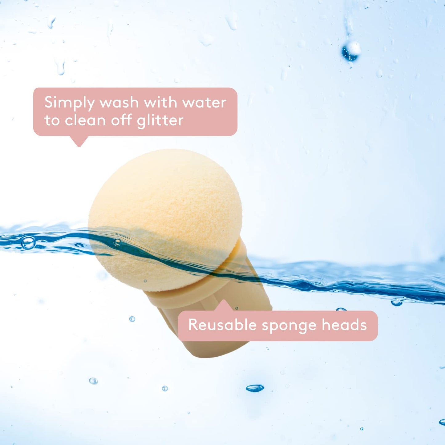 Mylee Dual Ended Sponge Applicator Pen - Portable Dimensions - Buffs Pigments, Glitters and Flakes - Gradient, Ombre Effect, DIY Nail Art Tool - 4 Replacement Heads - Vegan and Cruelty Free