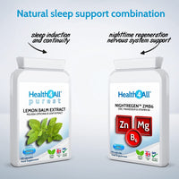 Health4All Lemon Balm Extract 1500mg 120 Capsules Purest: no additives, Vegan Melissa for Anxiety, Stress and Sleep Supplement
