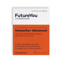 Immunity+ Advanced Capsules with Vitamin C & Vitamin D – Energy Supplement with Immune Support – 28 Day Supply – 5000mg Quercetin Supplement by FutureYou Cambridge