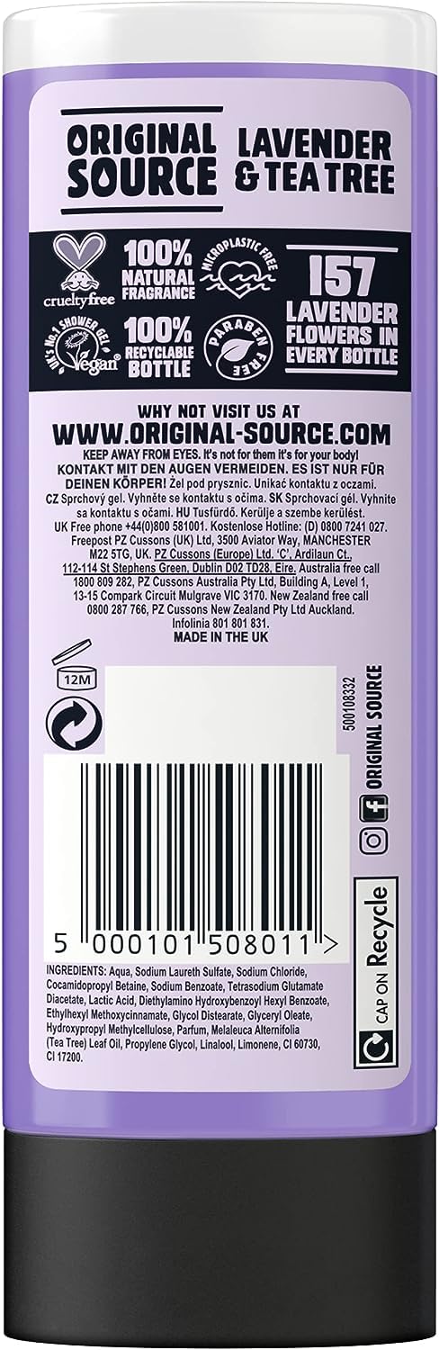 Original Source - Lavender & Tea Tree Shower Gel - 250ml