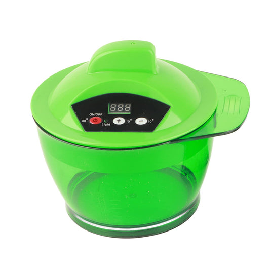 Generic 3 Colors Electric Mixer, Electric Hair Coloring Bowl,Mixer,with Removable Fan Blade Fast and Even Mixing Time Saving Convenient Operation Perfect Saturation Stable Perf (Green)