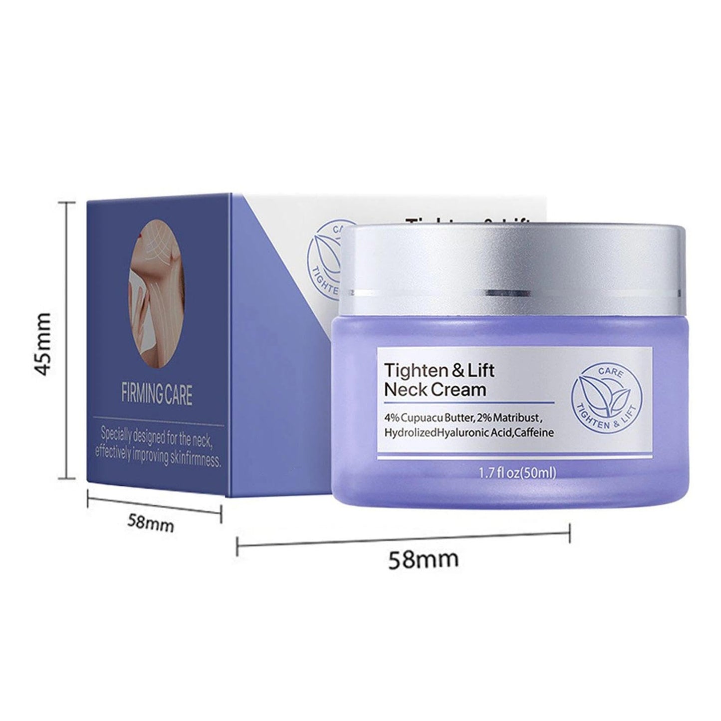 DRIPDRIP Advanced Neck Firming Cream| Anti Aging Smoothes Wrinkles Skin Tightening And Repair Decolletage | Best For Tightening Sagging Skin,Tighten & Lift Firming Neck Cream(50ml)