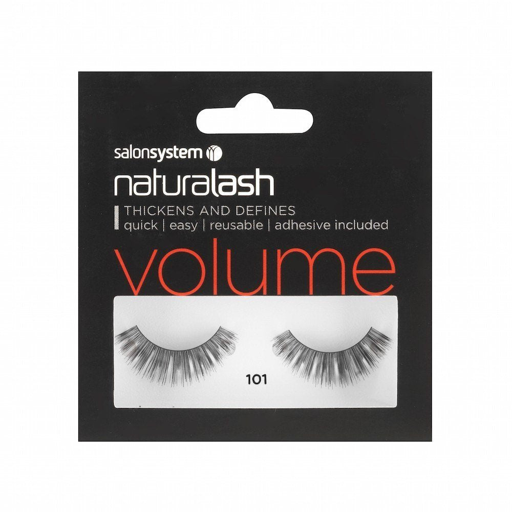Salon System Naturalash Quick and Easy Re-Usable Black 101 Lashes