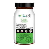 NHP The Natural Health Practice NHP Advanced Pregnancy Support - Multivitamin & Minerals for Healthy Pregnancy - Folic Acid, Iron, B Vitamins, Vitamin D3, Calcium & Magnesium -Vegan, Kosher, Halal - 60 Vegan Capsules