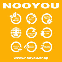 NooYou Nootropic Brain Supplement Mushroom Complex Increased Energy, Focus, Memory Wellbeing Formula Alpha GPC, Lions Mane, Ashwagandha, 60 Capsules