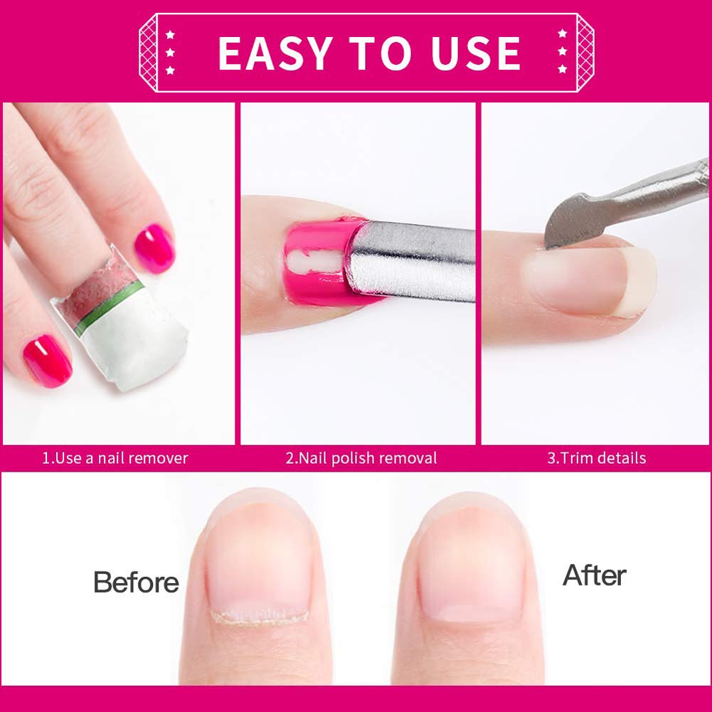 HUPOO Cuticle Pusher and Cutter Set, Dead Skin Nail Cleaner Tools, Professional Stainless Steel Cuticle Remover, Durable Pedicure Manicure Tools for Fingernails and Toenails.4 Pcs/Set