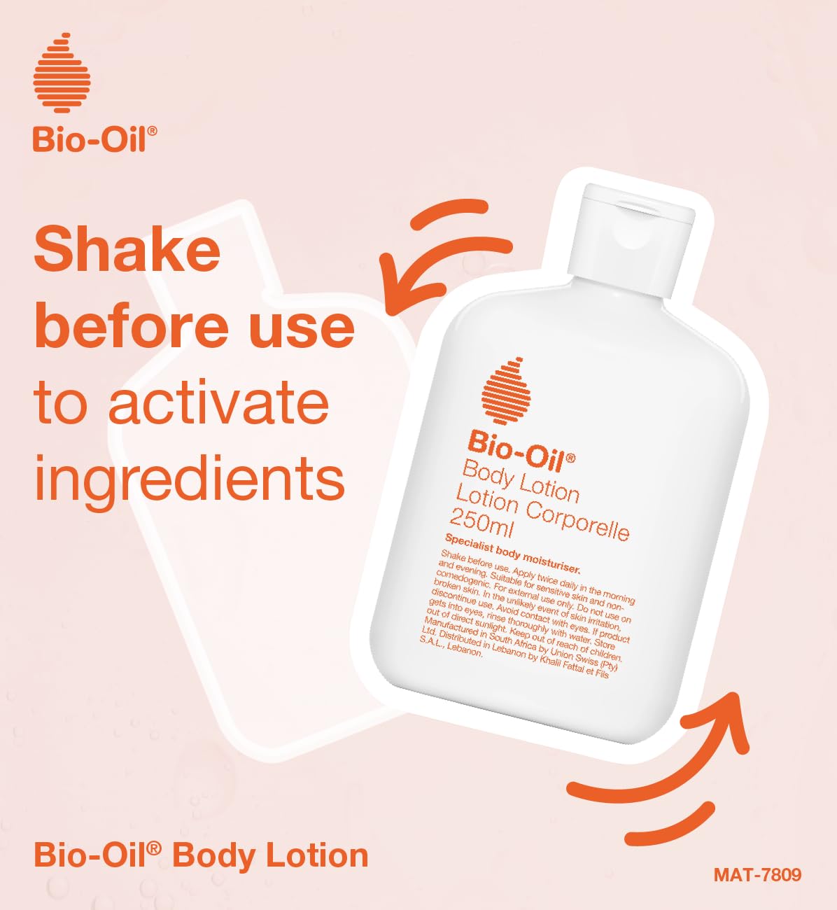Bio-Oil Body Lotion for Dry Skin, Ultralight and Non-Greasy, 175ml