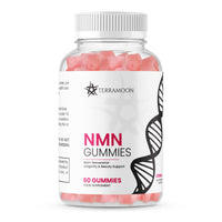 TERRAMOON NMN Gummies, NAD+ Resveratrol, 600mg, 2 Month Supply for Longevity and Beauty Support Supplement, 60 Count,