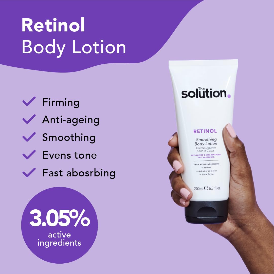 ‎The Solution The Solution Retinol Smoothing Body Lotion 200 ml (Packaging may vary)